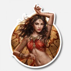 Pegatina vinilo - Fire opal