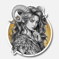 Vinyl sticker - Ebony